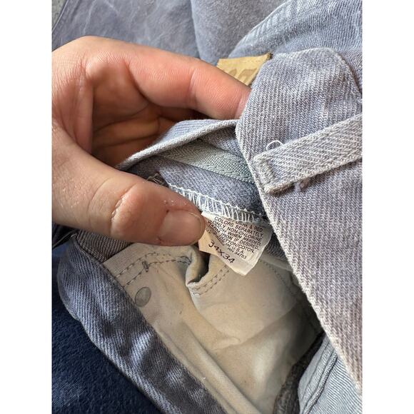 Vintage 70s Lee Denim Slim Fit Jeans Mens 31x29 Gray Cotton Retro Grunge USA - Picture 8 of 11
